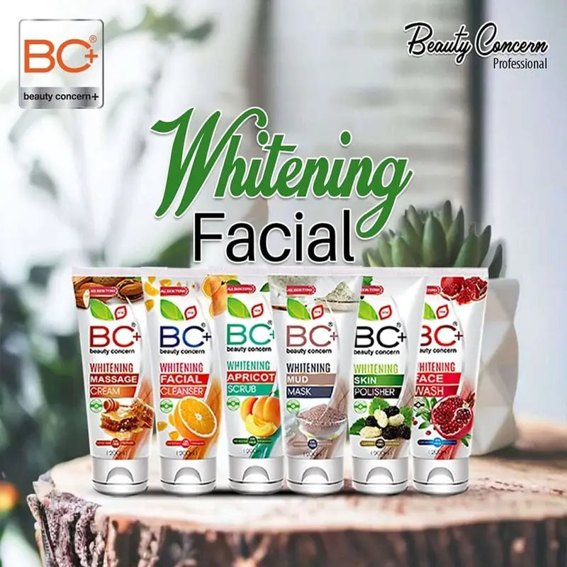 Beauty Concern BC+ Whitening Facial Range 6 Step