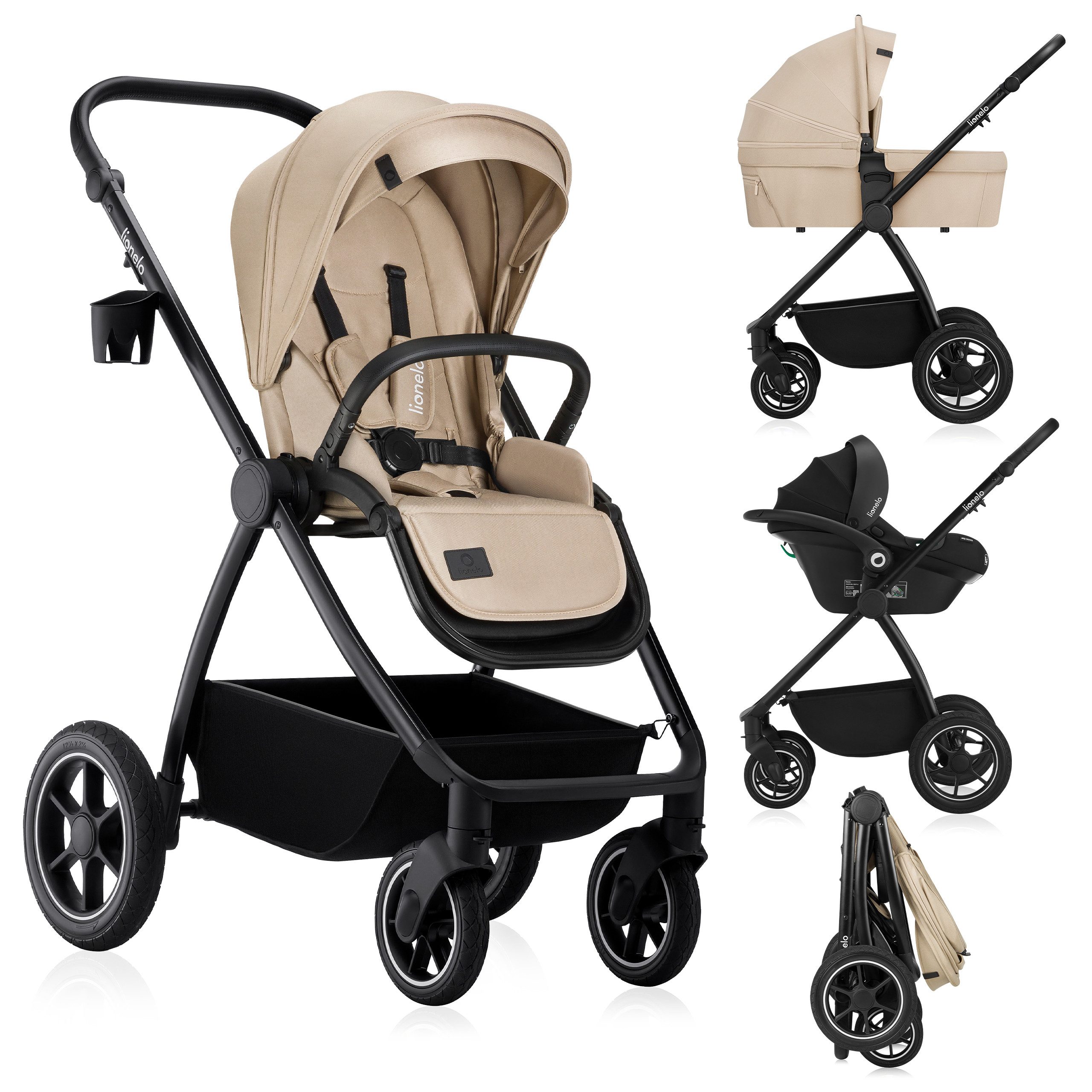 Kombi-Kinderwagen MERIL 3IN1
