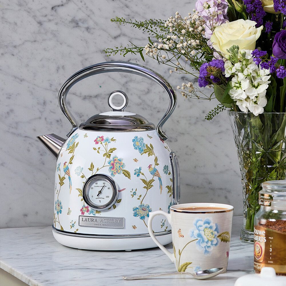 Wasserkocher Laura Ashley Wasserkocher 1,7L 2200W Leuchtanzeige – Elveden White VQ