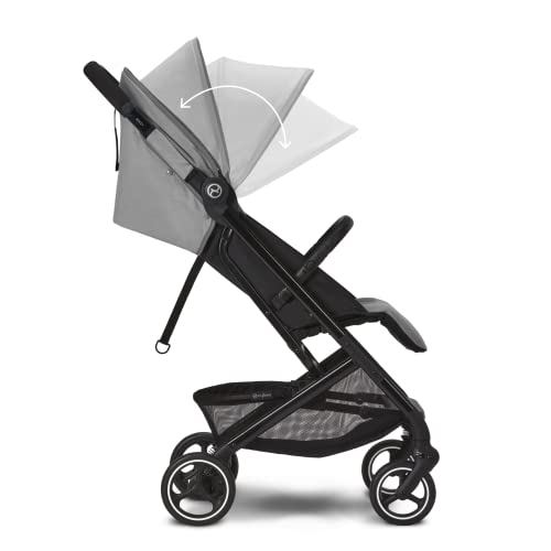 CYBEX Gold Passeggino Beezy con Cintura One Pull, Per Bambini dalla Nascita Fino a 4 Anni (Max. 22 kg), Compatto e Ergonomico, Lava Grey (Grigio) : Prima infanzia