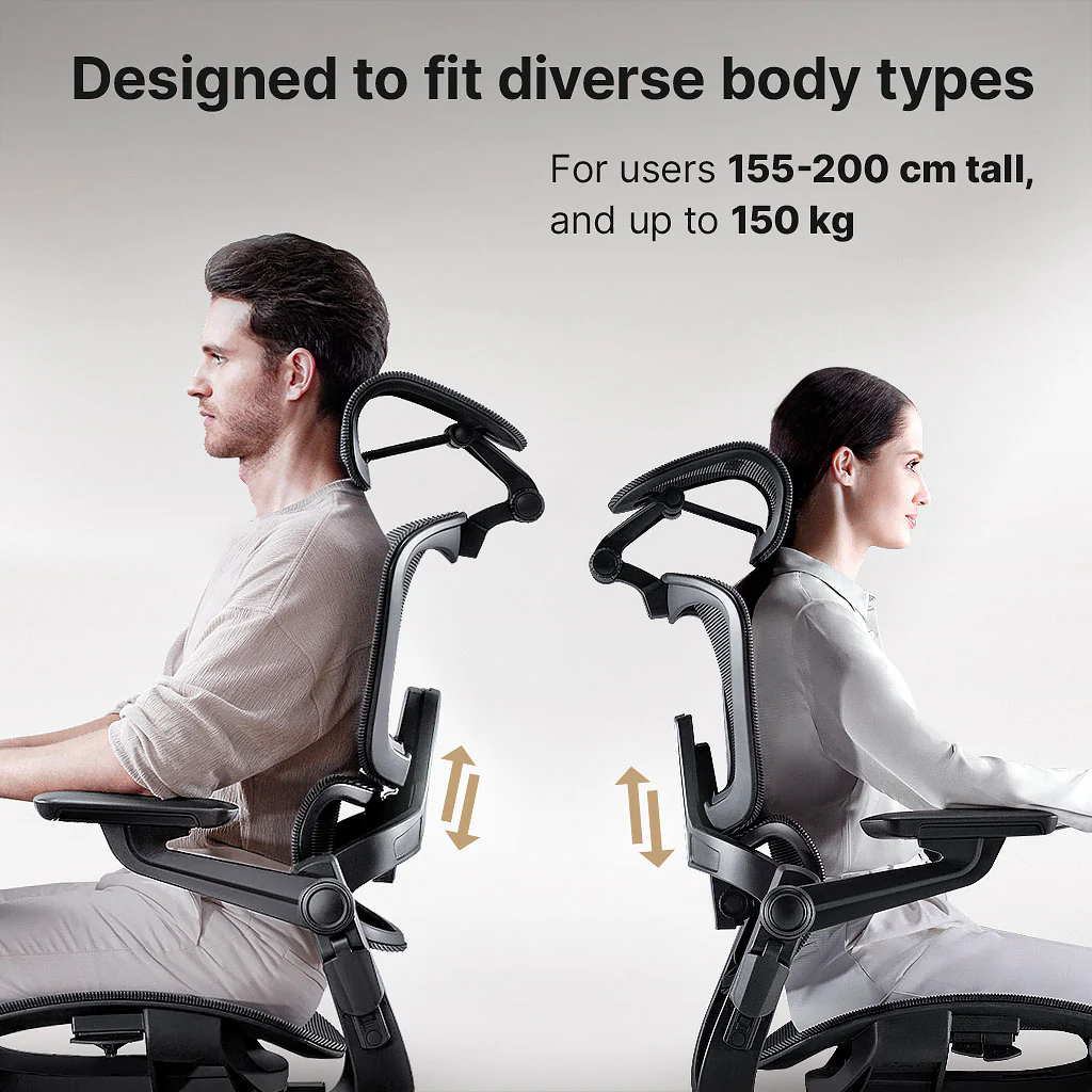 Sedia da ufficio ergonomica H1 Pro V2