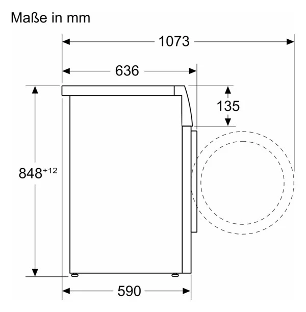 2025 Lavadora BOSCH WGG244F90 Serie 6 (Carga frontal, libre instalación, 9 kg, A, 1400 rpm)