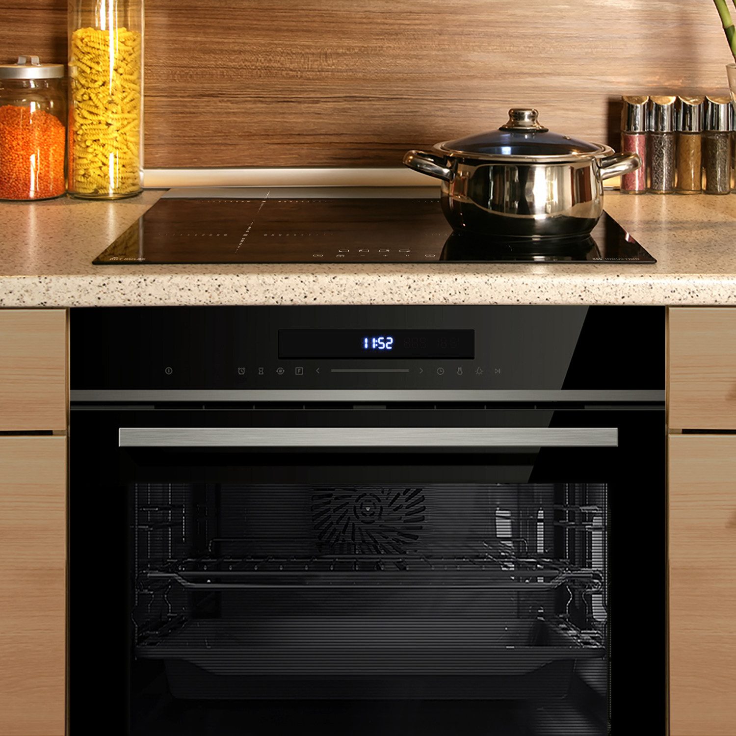 Backofen-Set Backofen und Induktionskochfeld SET8019IH859RL