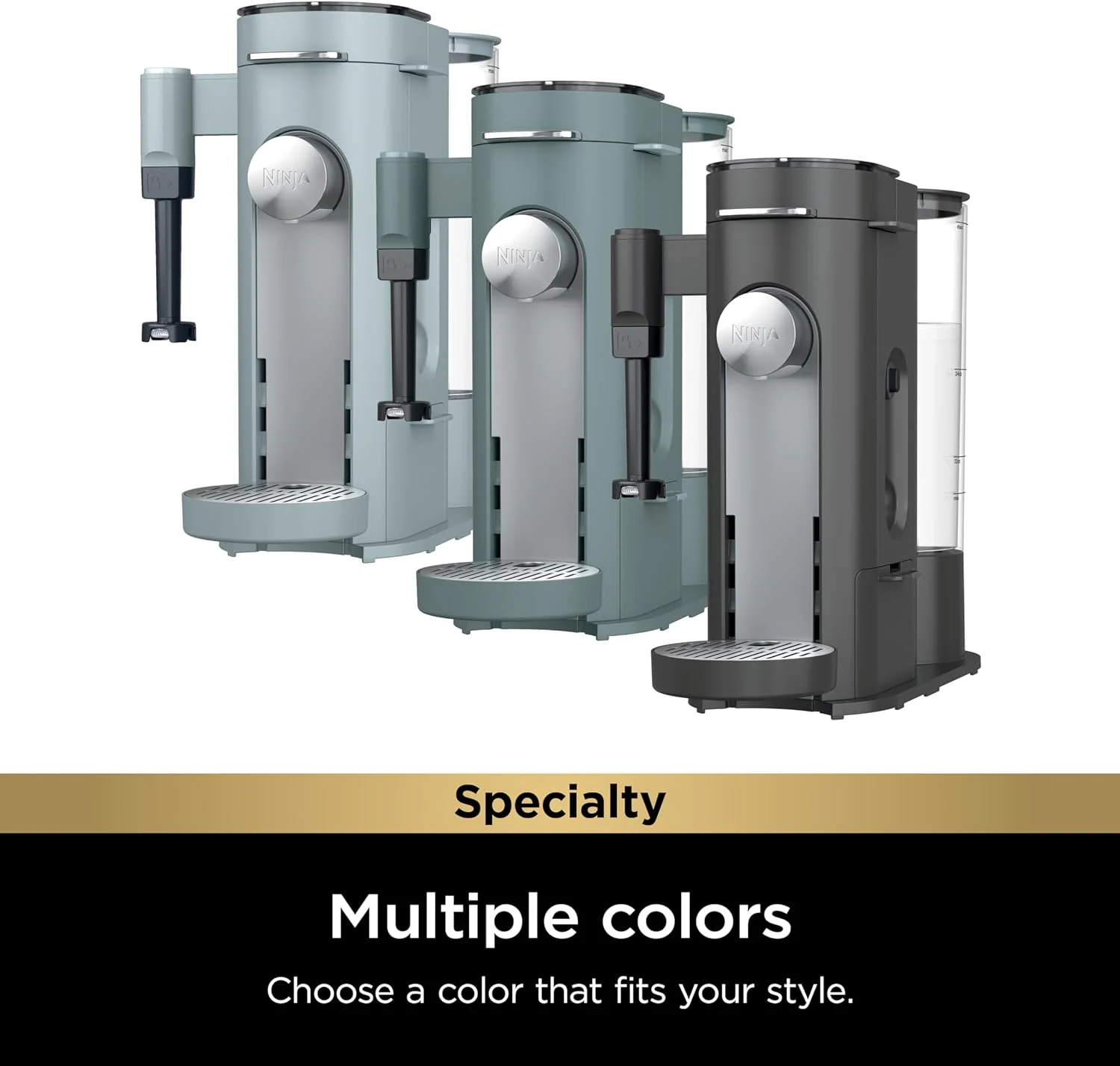 Ninja | Coffee Maker | Single Cup | Brews with pods and grounds | K-Cup compatible | 4 brewing methods