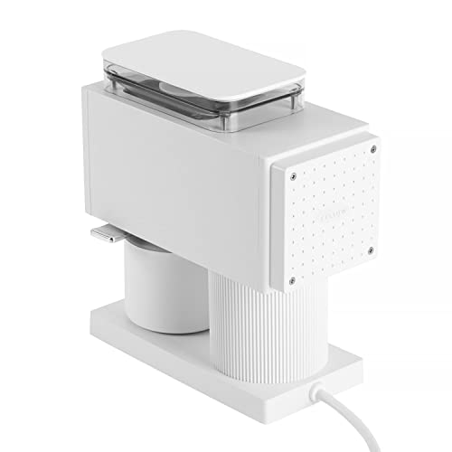 Macinacaffè Fellow Ode – Macinacaffè a macine – Macina chicchi di caffè con 31 impostazioni per caffè a gocce, pressatura francese e preparazione a freddo – Bianco opaco : Amazon.it: Casa e cucina