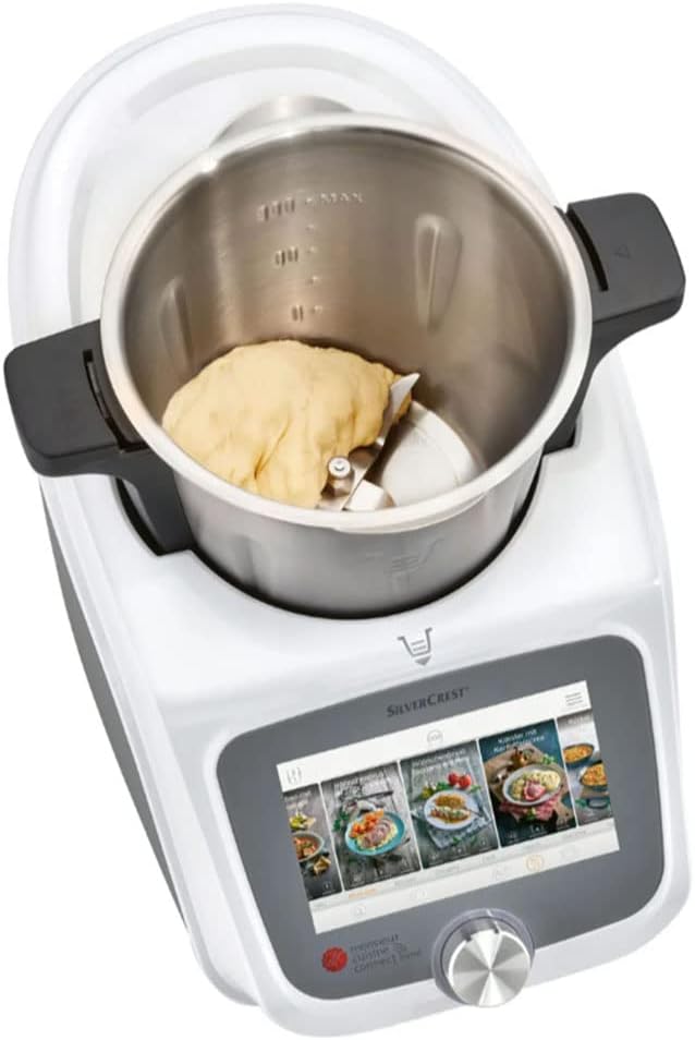 PSIDE SILVERCREST Monsieur Cuisine connect trend »SKMC 1200 F6« 800 W, display a colori da 7 pollici