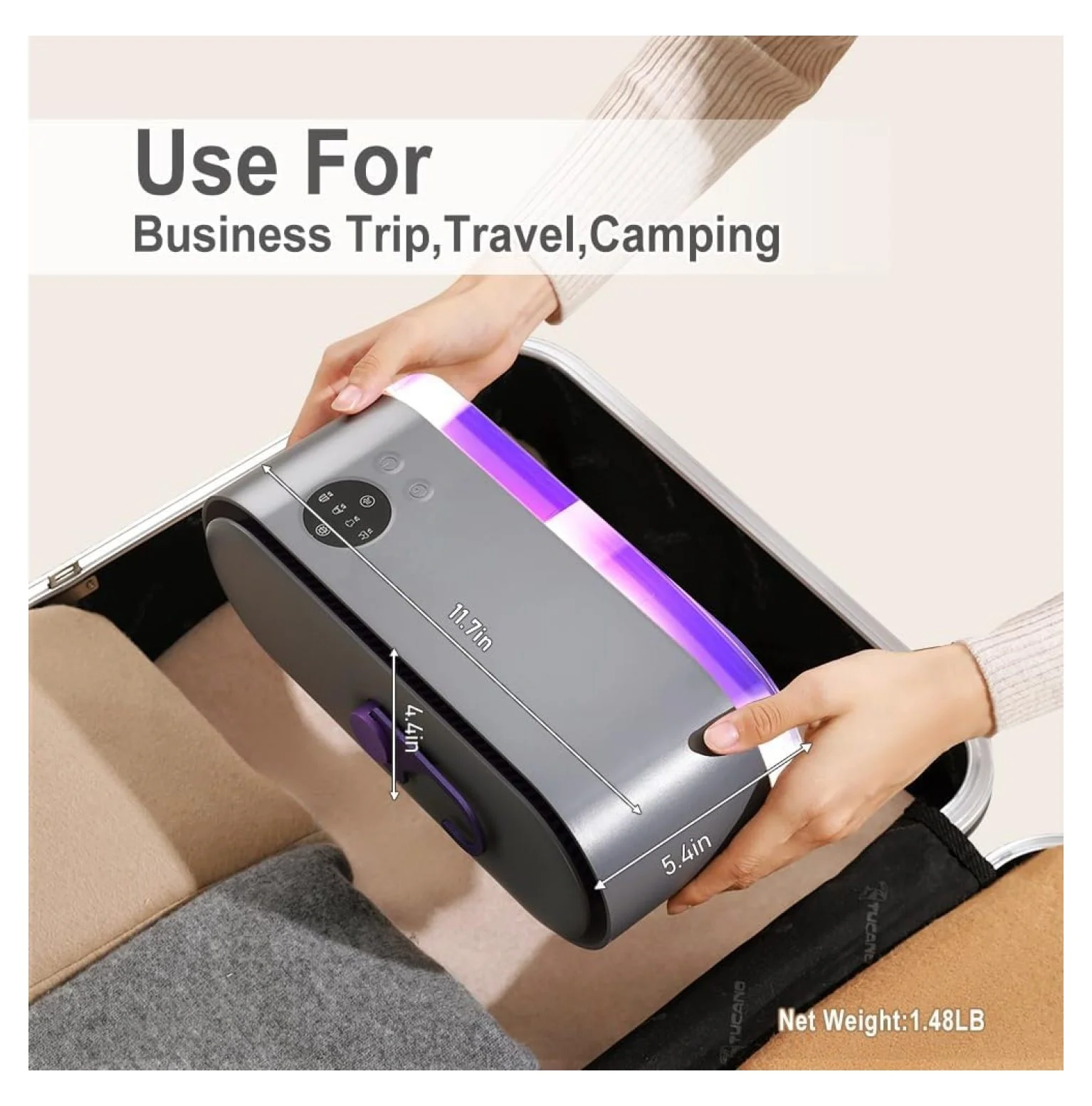Portable Clothes Dryer Mini Clothes Dryer Save Space Folding Compact Dryer Machine With Dry Bag For Laundry Electric Portable Dryer For Camping ��Business Trip�� Travel ��Home And Apartment Grey