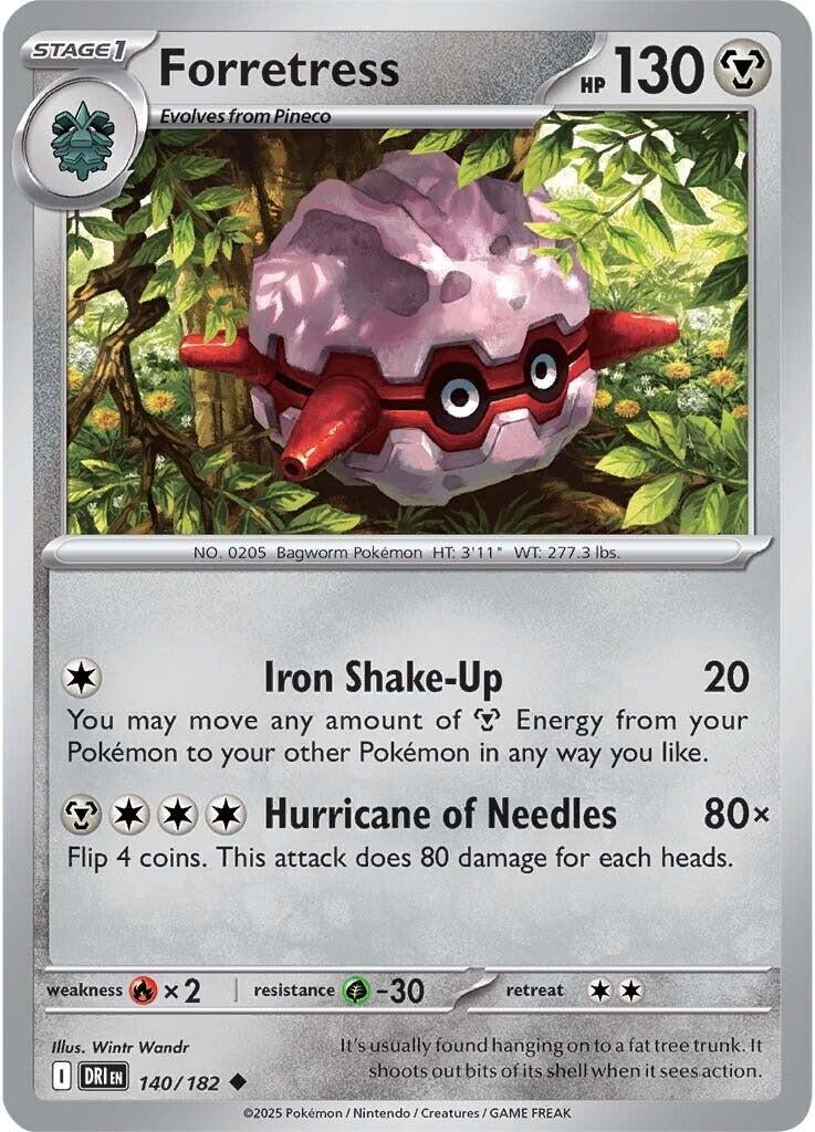 Forretress (140/182) (DRI)