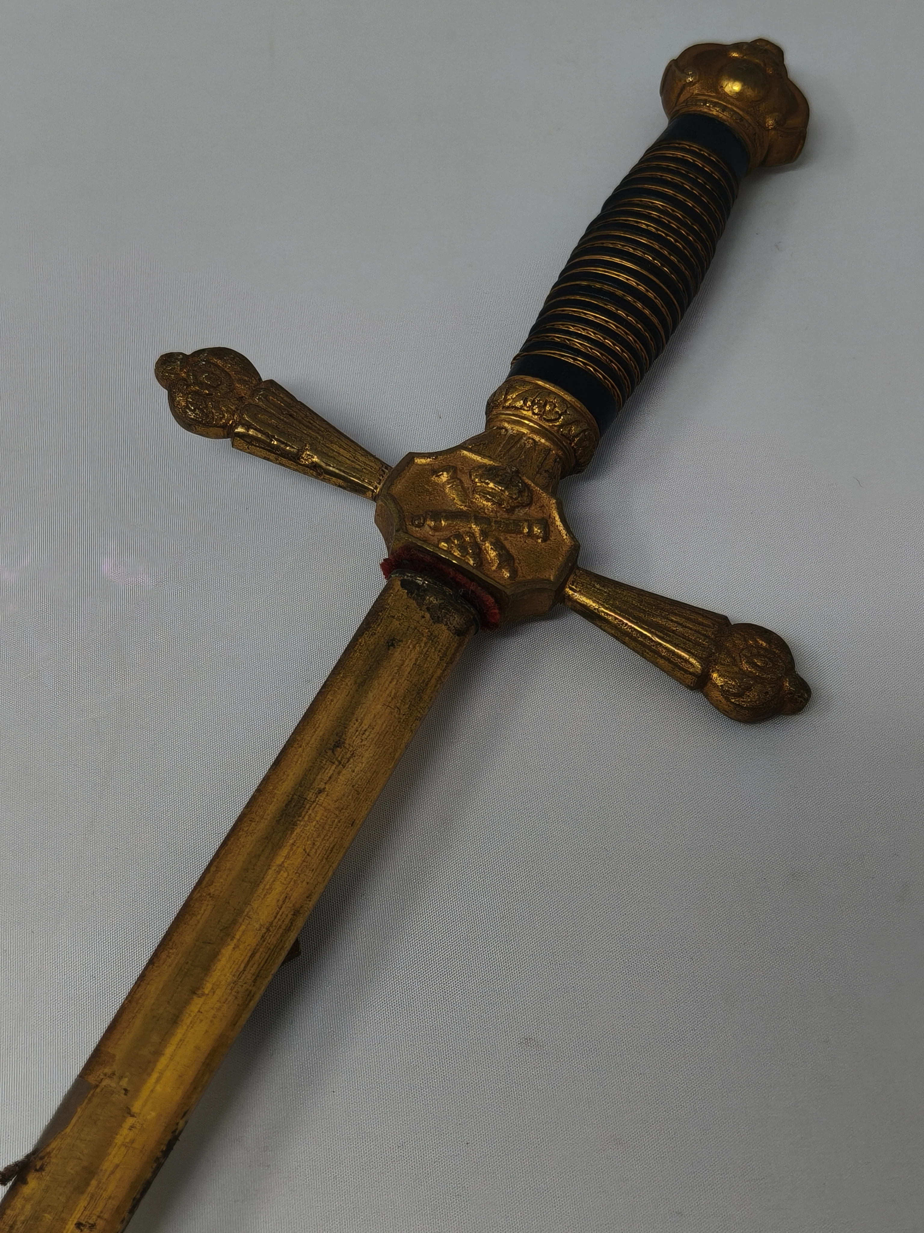 Artillery dress sword. Alphonso XIII