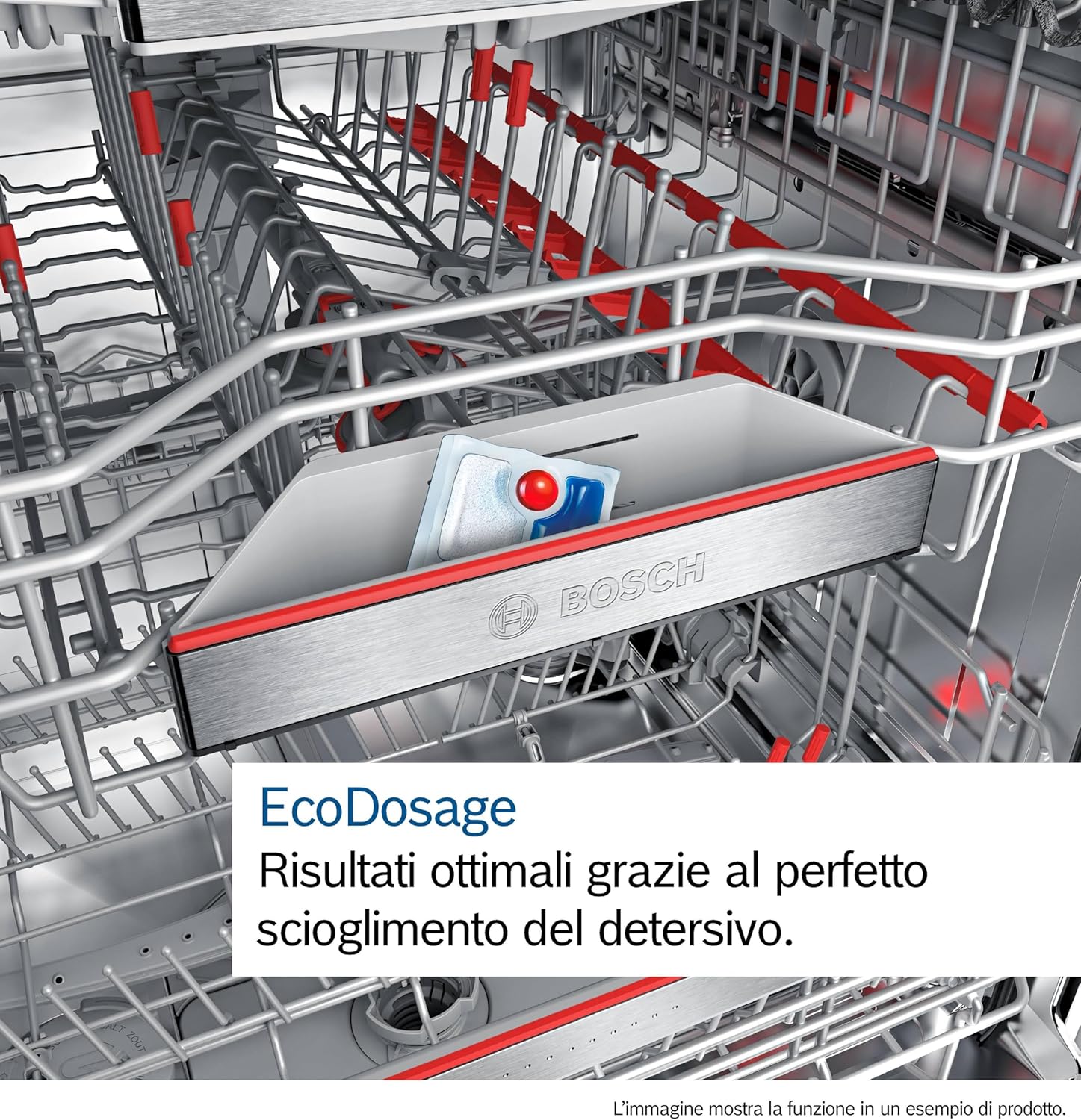 Bosch SMS6ECC12E Serie 6, Lavastoviglie da libera installazione, Home Connect, Extra Clean zone: lavaggio intenso per lo sporco più ostinato, Assistente al lavaggio, Programma Preferito,Nero, 60 cm