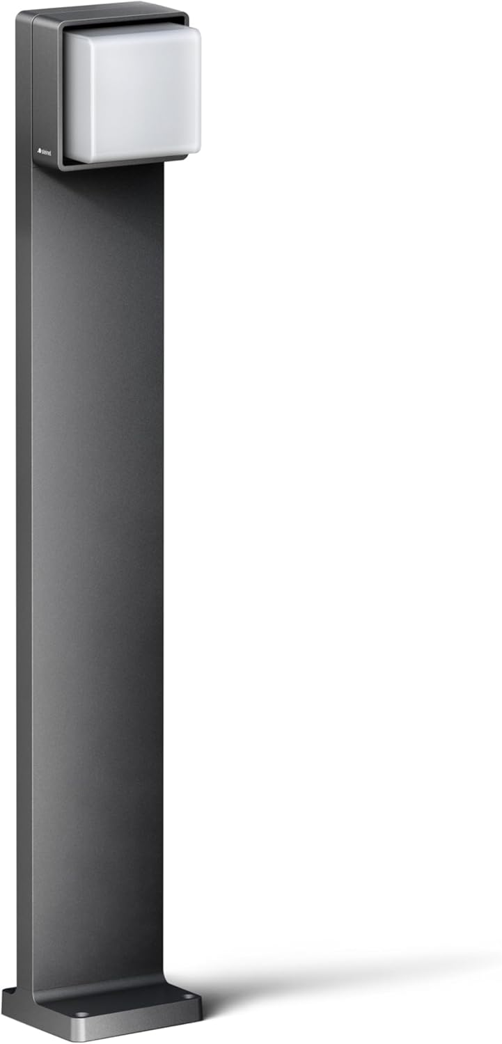 Steinel LED Wegeleuchte GL 85-900 SC Connect, 90 cm Höhe, Bewegungsmelder, smarte Gartenleuchte, dimmbar, vernetzbar per App, Zeitschaltuhr, Anthrazit