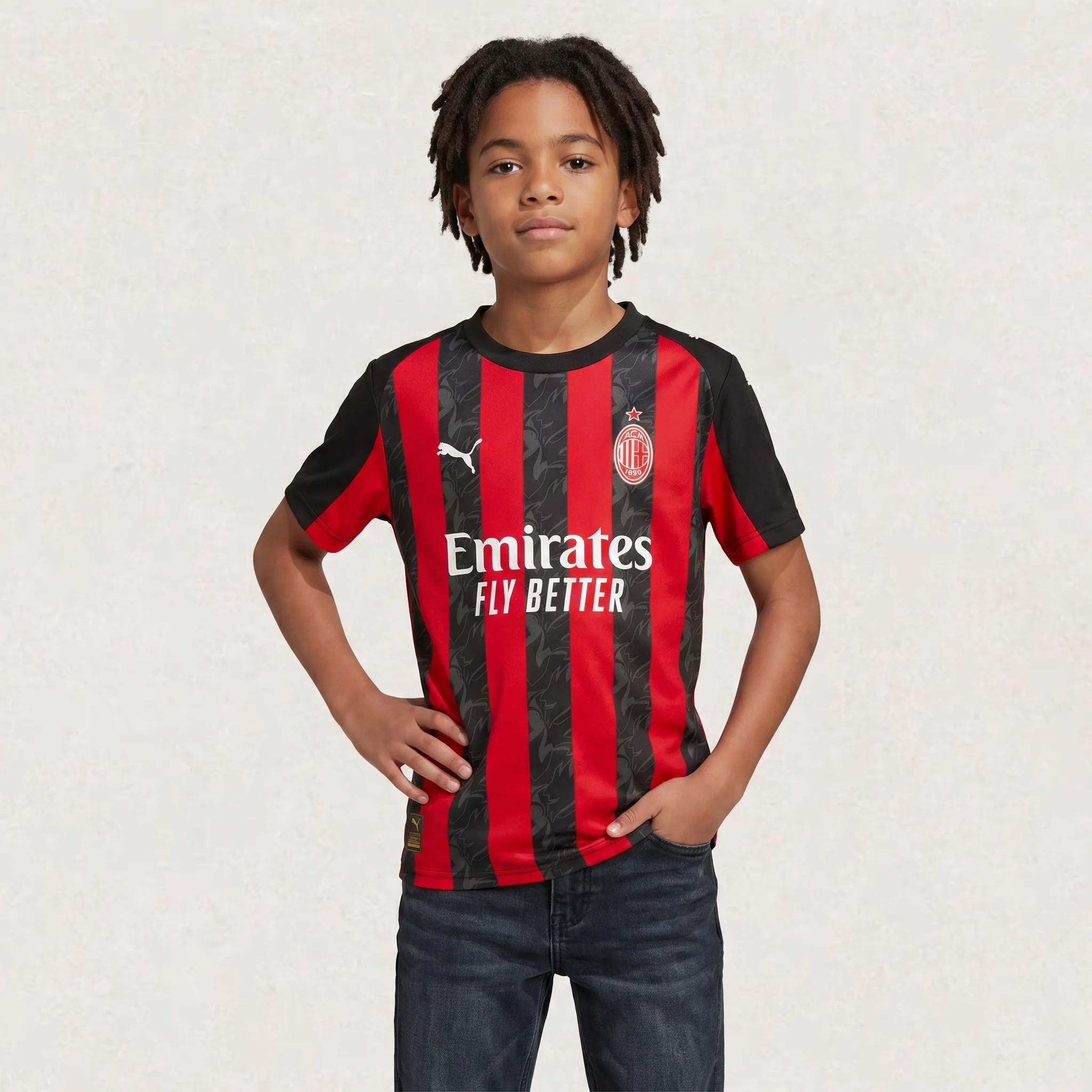 AC Milan 25/26 Kids Home Jersey