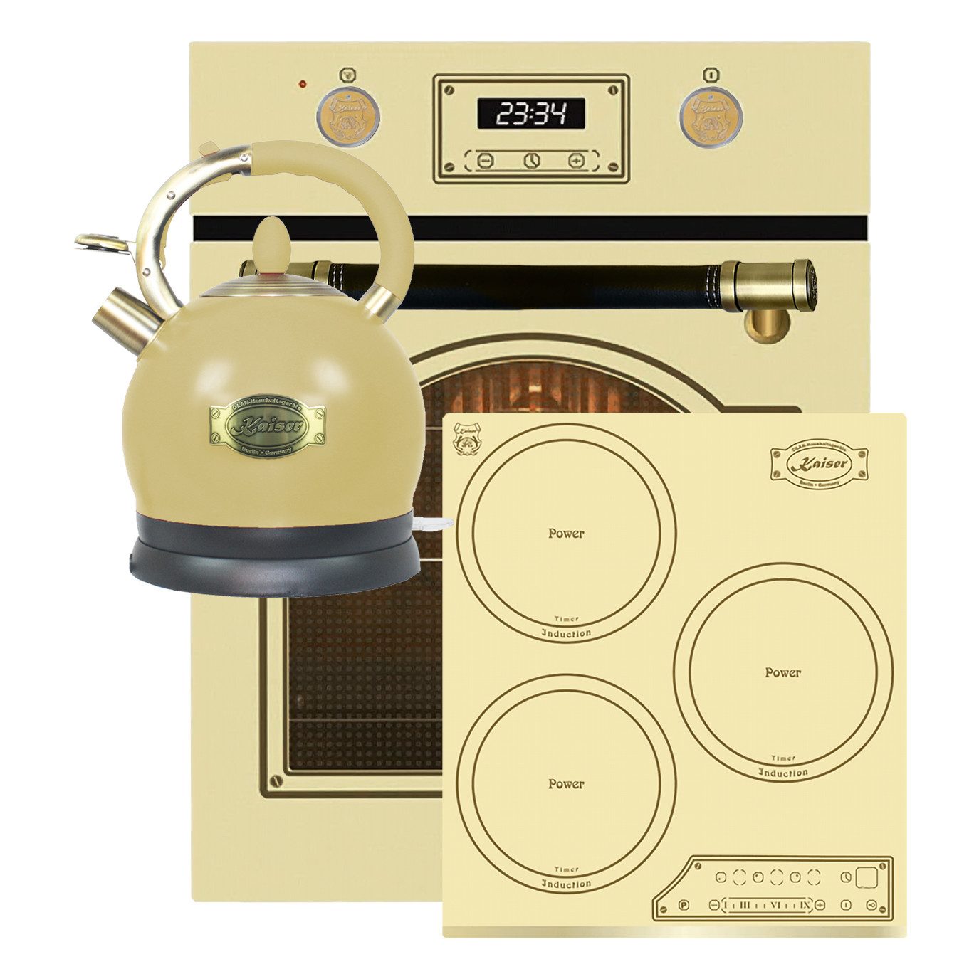 Backofen-Set EH 4796 ElfAD+KCT 4795 FI ElfAD+Wk 2000 ElfEm
