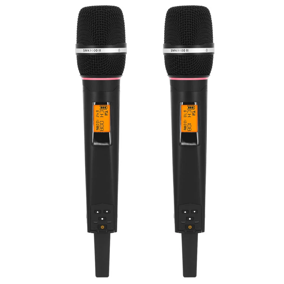 ERZHEN UHF High-end Dual Channel Wireless Microphone System #RT900