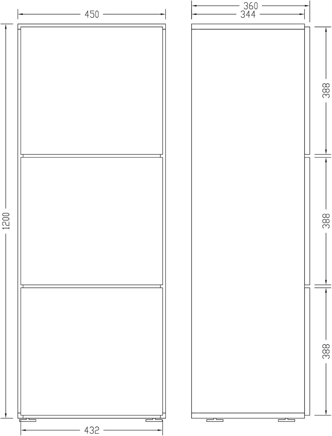 Mai & Mai Scarpiera da Ingresso 135x36x120cm, Armadio Scarpiera Portascarpe Salvaspazio con 9 Ante + 18 Scomparti per Soggiorno, Camera da Letto, Bianco Opaco, Schuhschrank02