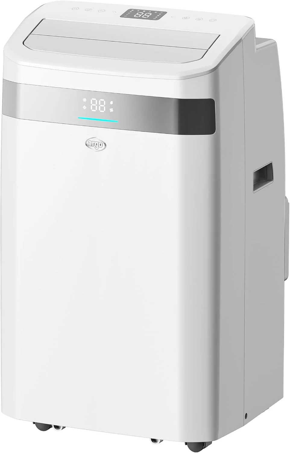 ARGO, Mobiles Klimagerät Milo Evo Silent, 13000 BTU/h kalt 10.000 BTU/h warm, 80,4 x 42,3 x 34,8 cm, WLAN verbunden, Energieeffizienzklasse A/A+