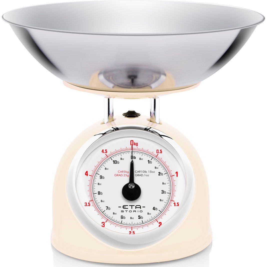 Küchenwaage STORIO beige ETA577790040 Retro, analog