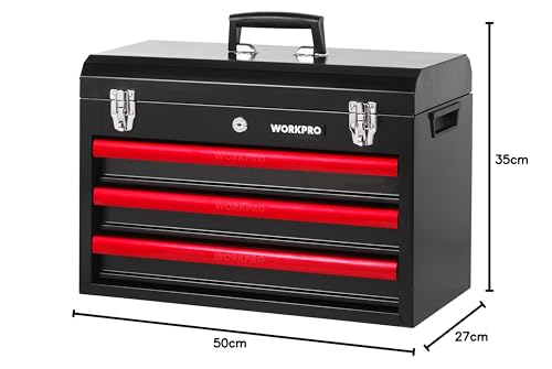 WORKPRO Cassetta degli Attrezzi da Lavoro Completa 408 Pezzi, Set di Attrezzi, Valigia Porta Utensili, Set Strumenti per Fai da Te : Amazon.it: Fai da te