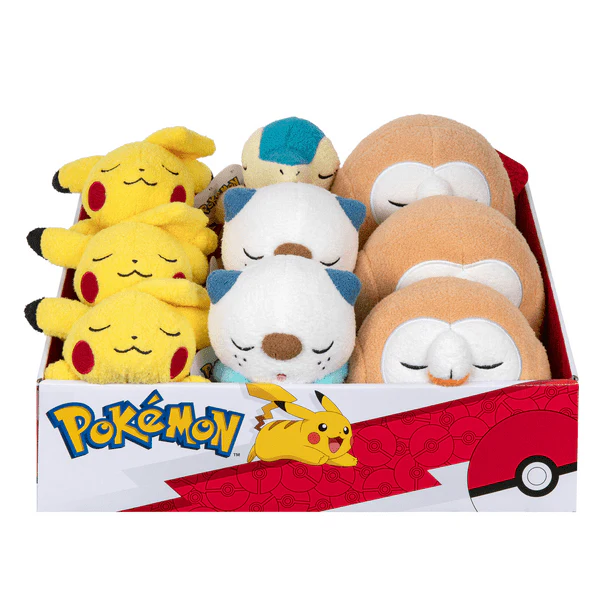 Pokemon Sleeping Plush 13cm Assorted