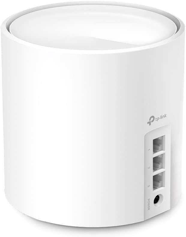 TP-Link Deco X50 Mesh WiFi 6 AX3000Mbps Dual Band, Copertura fino a 600m², Ottimale per Casa Grande, Connetti più di 150 Dispositivi, 3 Porte Gigabit, OFDMA, MU-MIMO, WPA3, HomeShield, 3pz