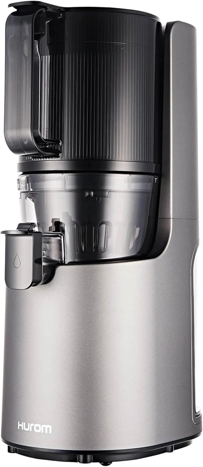 Amazon+Renewed Kitchen & Dining, Silber, Hurom H200 Easy Clean Slow Juicer, Silver, Hands-Free, Hopper Fits Whole Produce