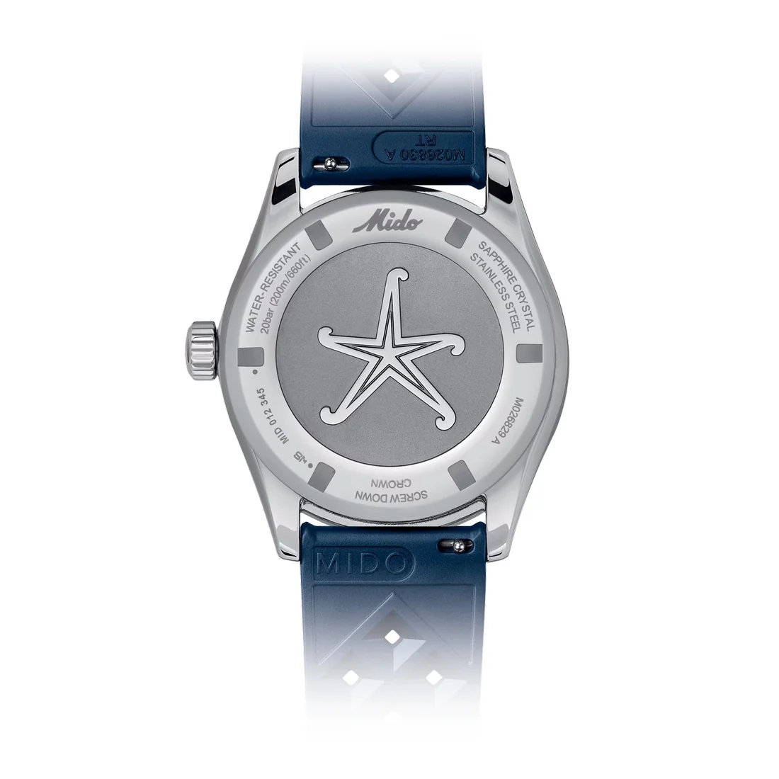 Orologio Mido Ocean Star 600 Chronometer ghiera ceramica blu
