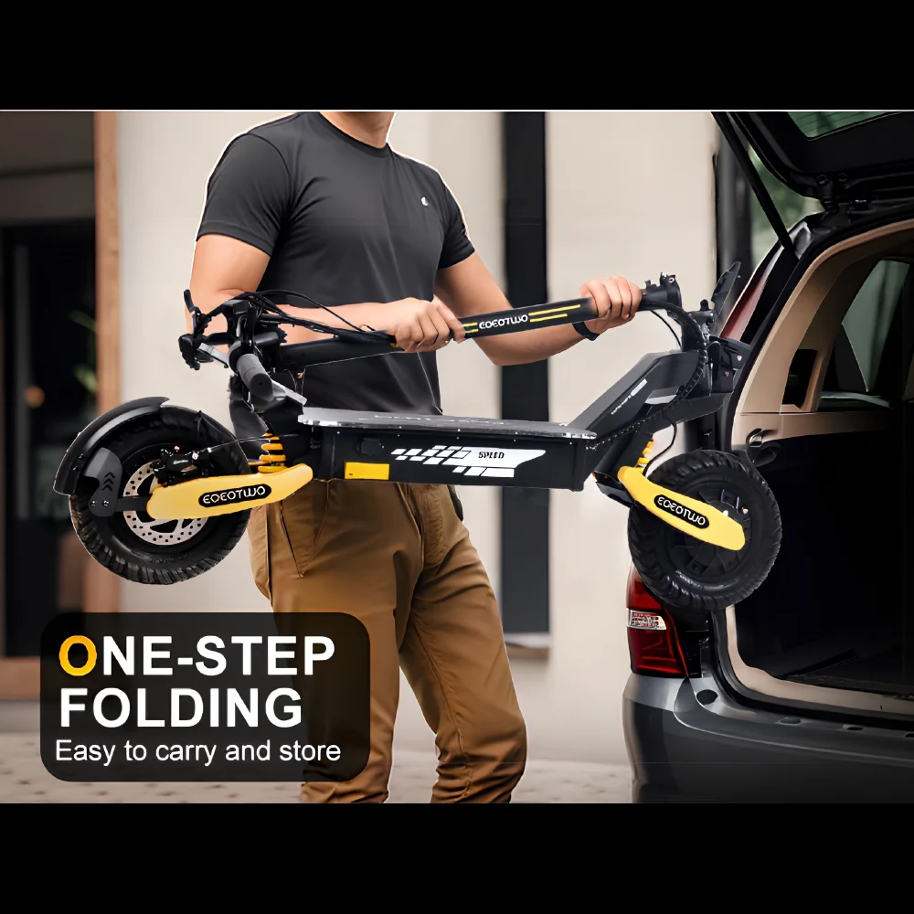 Off Road Electric Scooter for Adults, 1200W Motor Fast E Scooter, Up to 28MPH Top Speed & 20Miles Long Range, 11