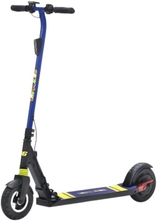 VR46 Unisex Bambini Monopattino Elettrico, Giallo Blu, Taglia Unica
