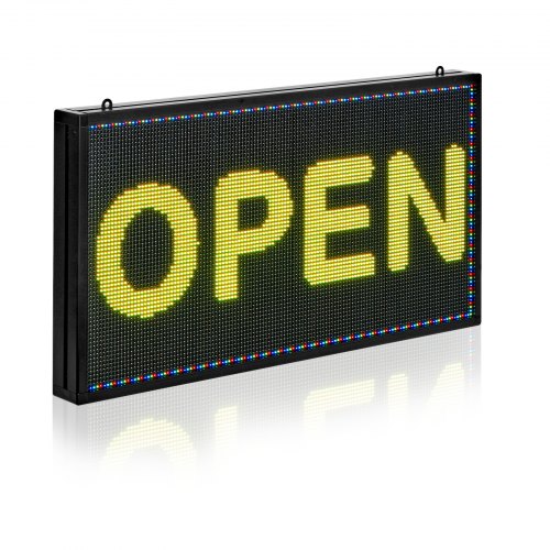 VEVOR Programmierbare LED Zeichen Digitale Scrollen Anzeigetafel P5 Vollfarbe