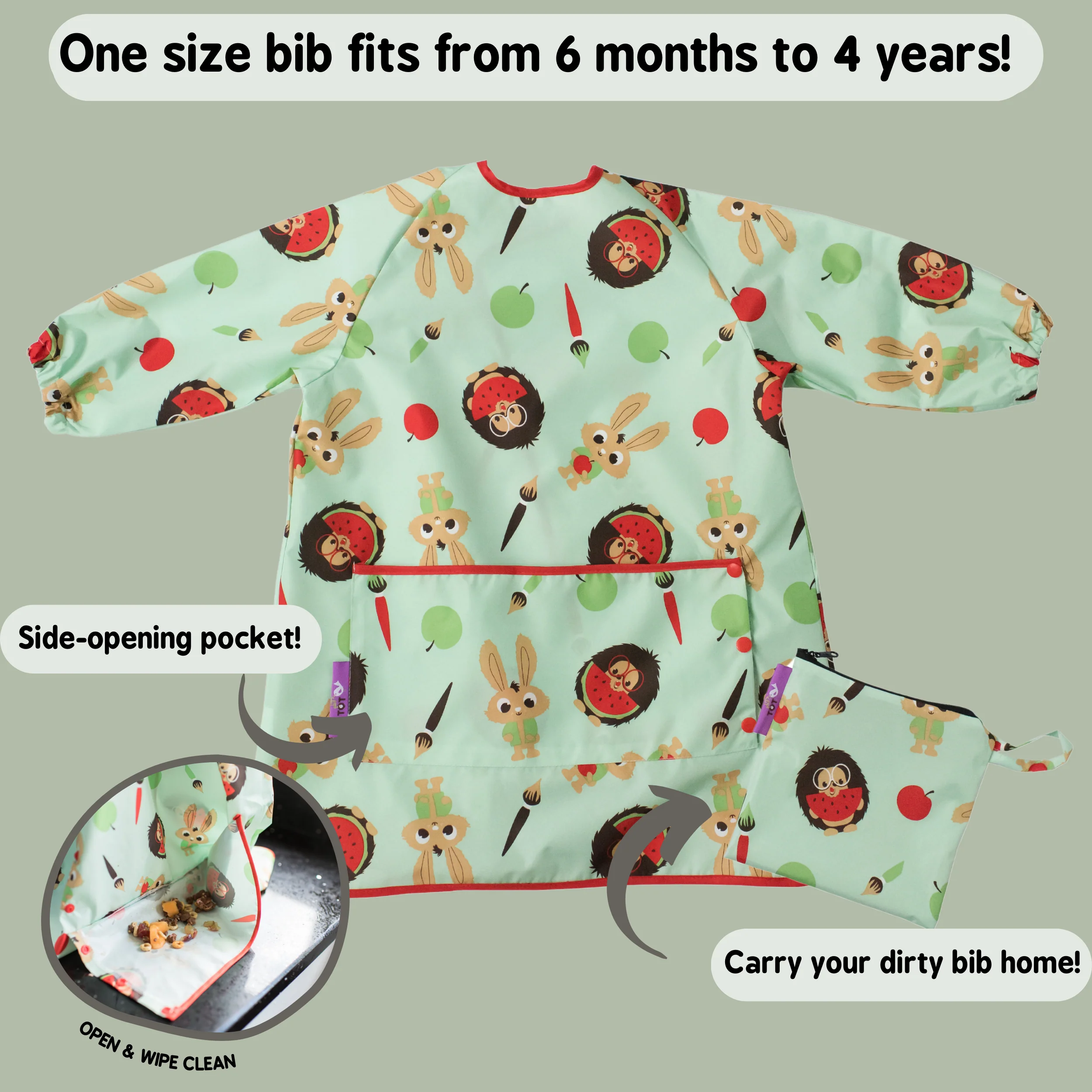 Long Length Coverall Bib