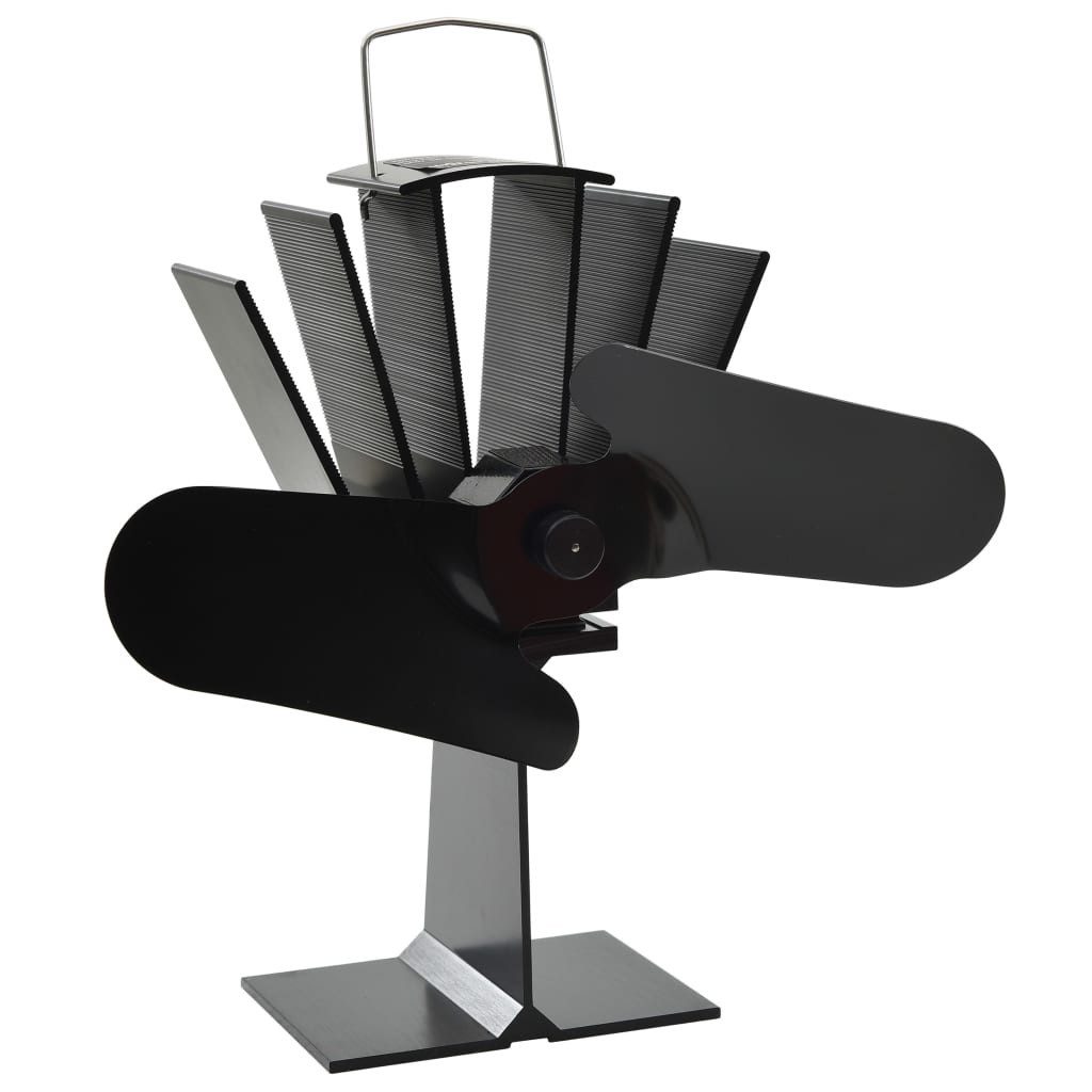 Kaminventilator 21 x 125 x 215 cm 2 Flgel Kaminofen Ventilator Wärmebetriebener Kaminv