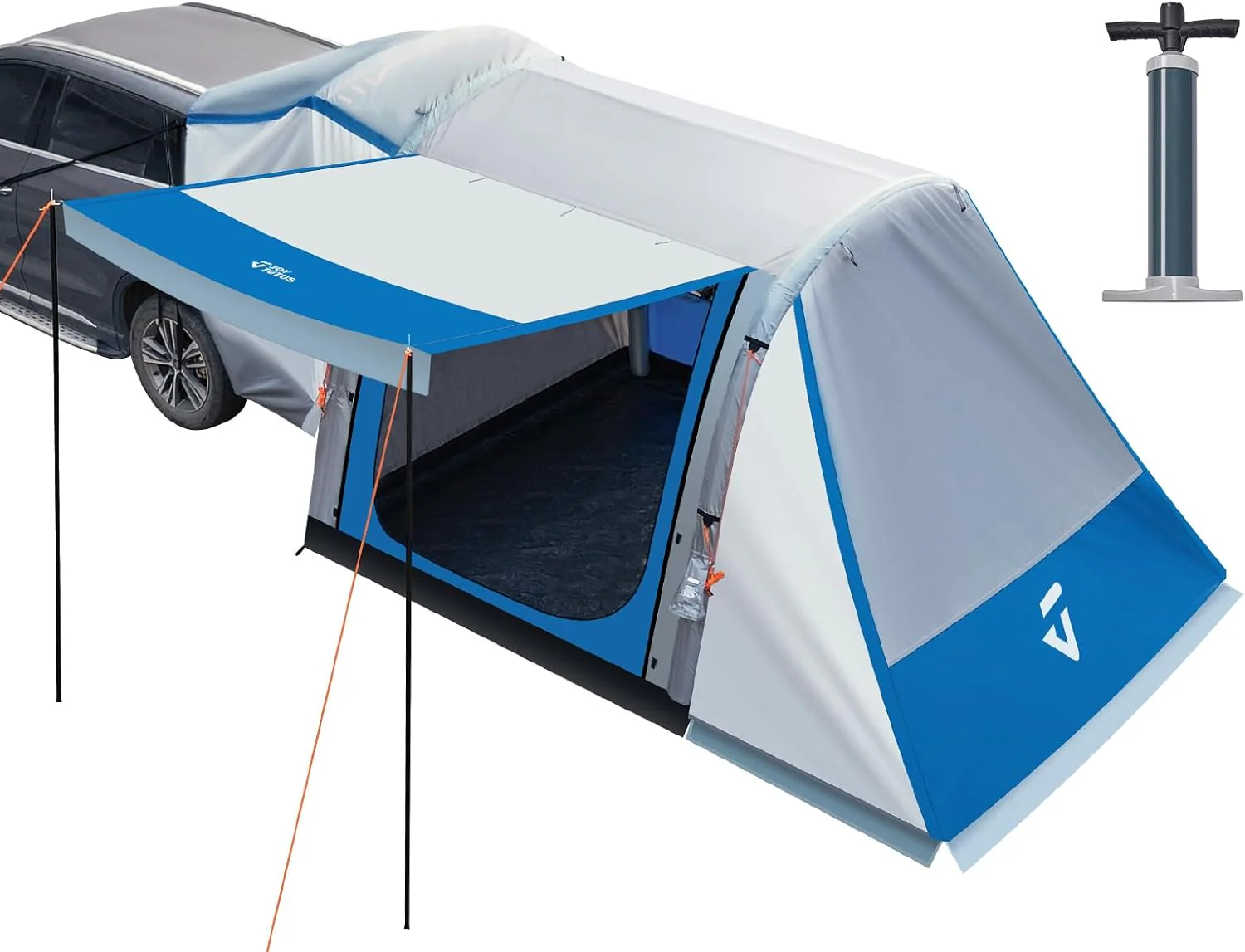 SUV Inflatable Camping Tent with Pump for 6 Person Dual Use