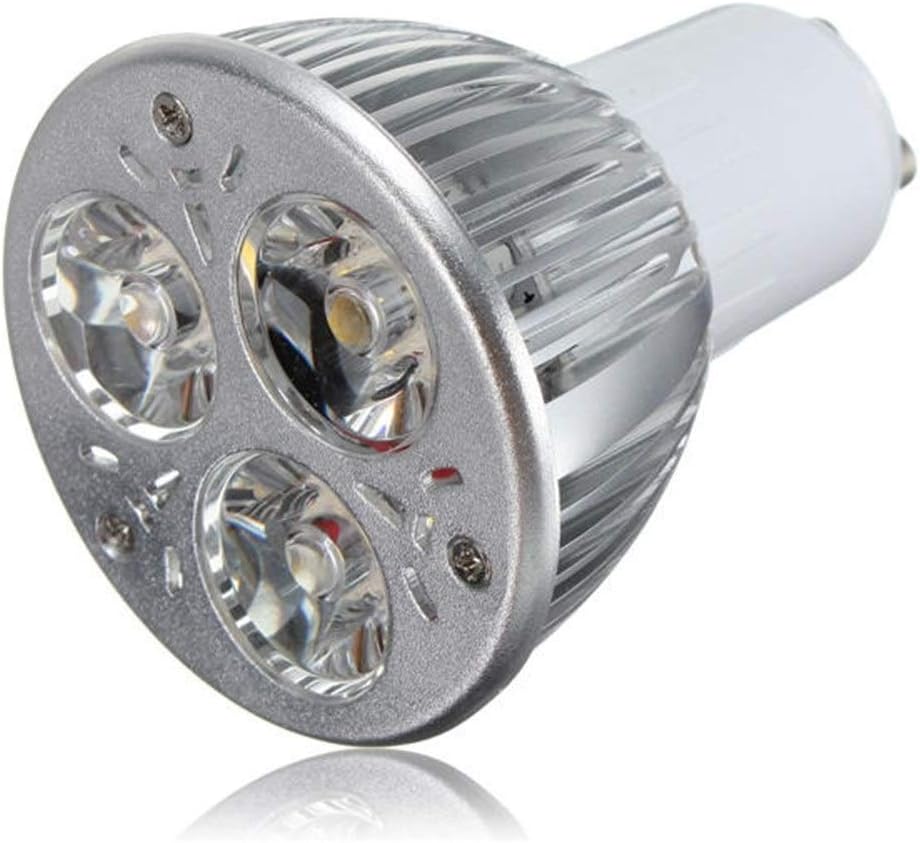 Warmweiß, 10 x GU10, 9 W, 3 LEDs, Spot, Lightt, Leuchtmittel, AC85 – 265 V