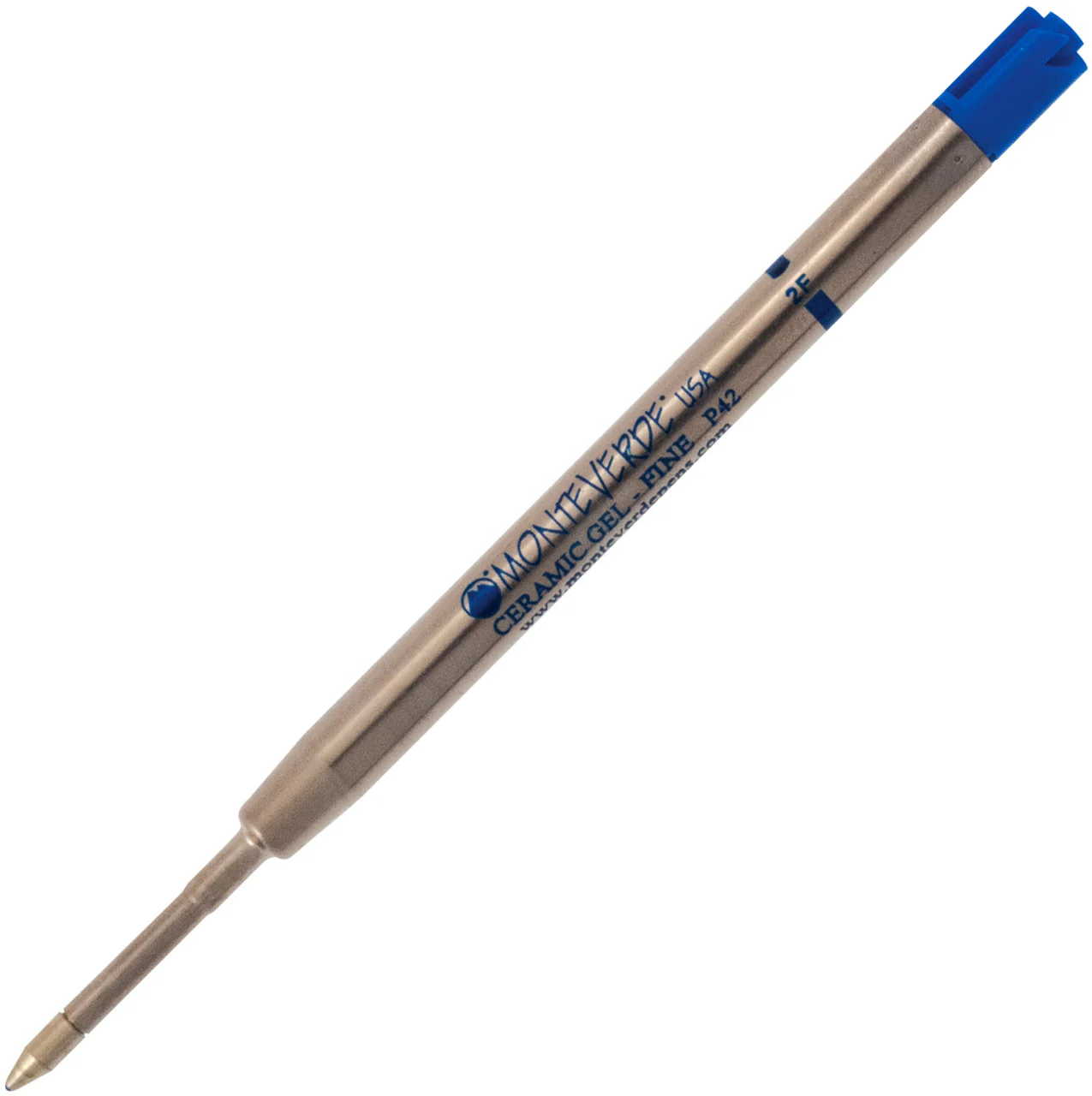 Monteverde Capless Ceramic Gel Refill To Fit Parker - Blue