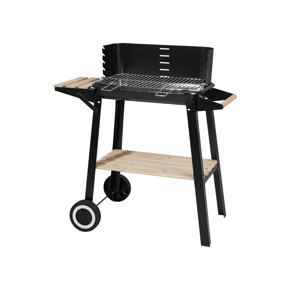 GRILLMEISTER Barbecue op wielen ?Kansas?, met windscherm - B-keus zeer goed