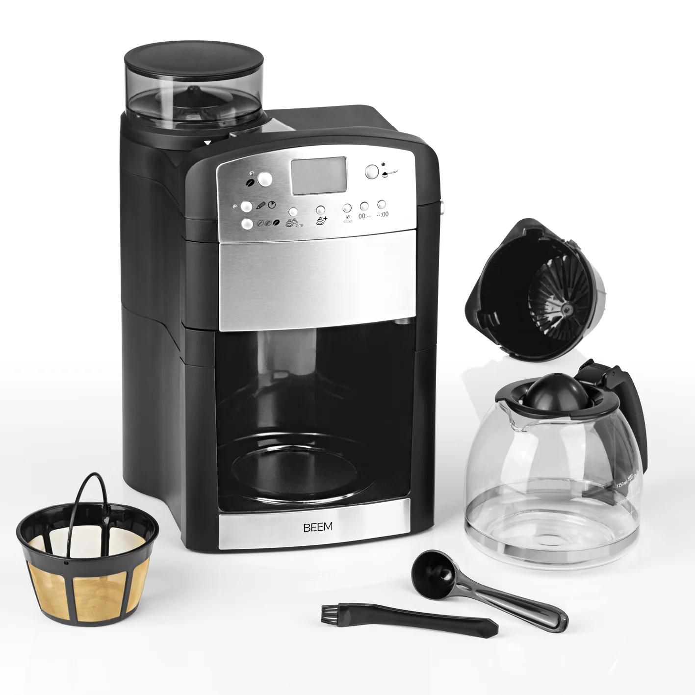 FRESH-AROMA-PERFECT Macchina da caffè filtro con macinacaffè - Caraffa in vetro