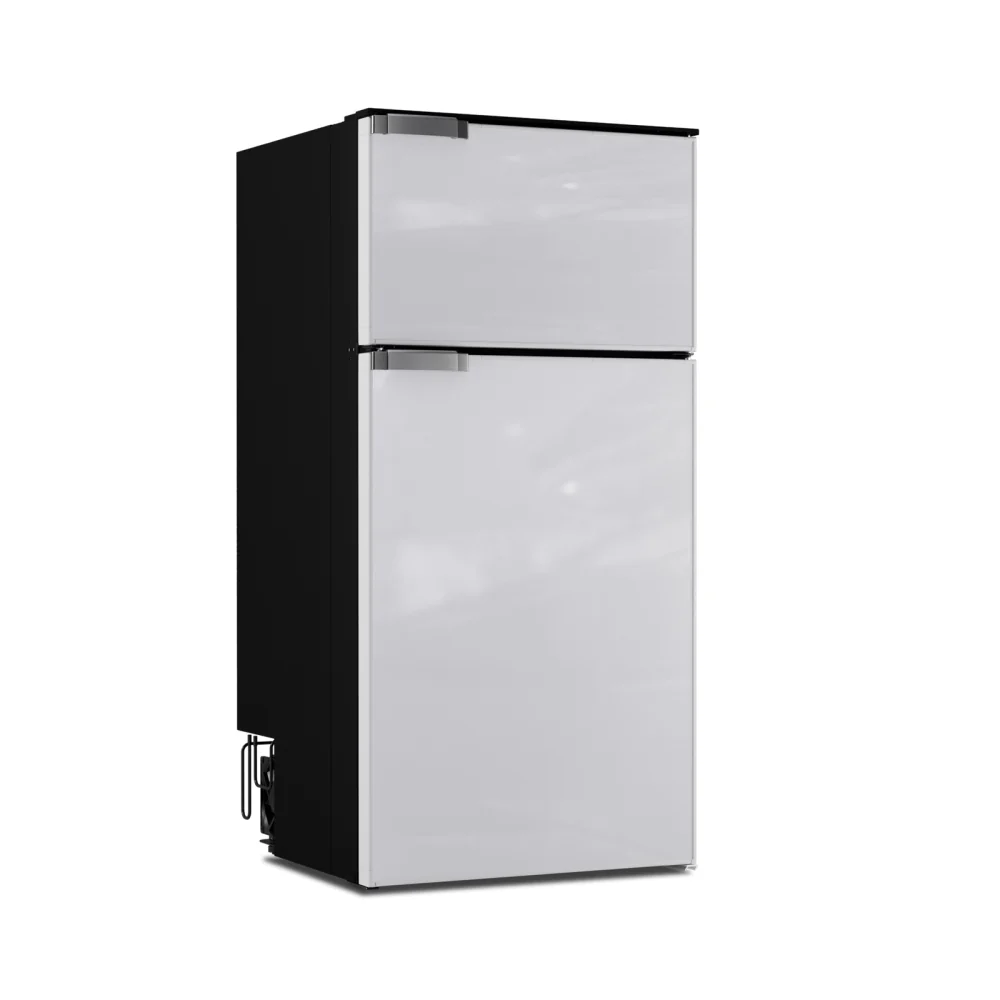 Vitrifrigo DP150i CHR - Frigo-Freezer, Doppia Porta, 150 Litri, Grigio, Serie CHROMELOCK, Luce LED, AxLxP 109.5x52.6x53 cm