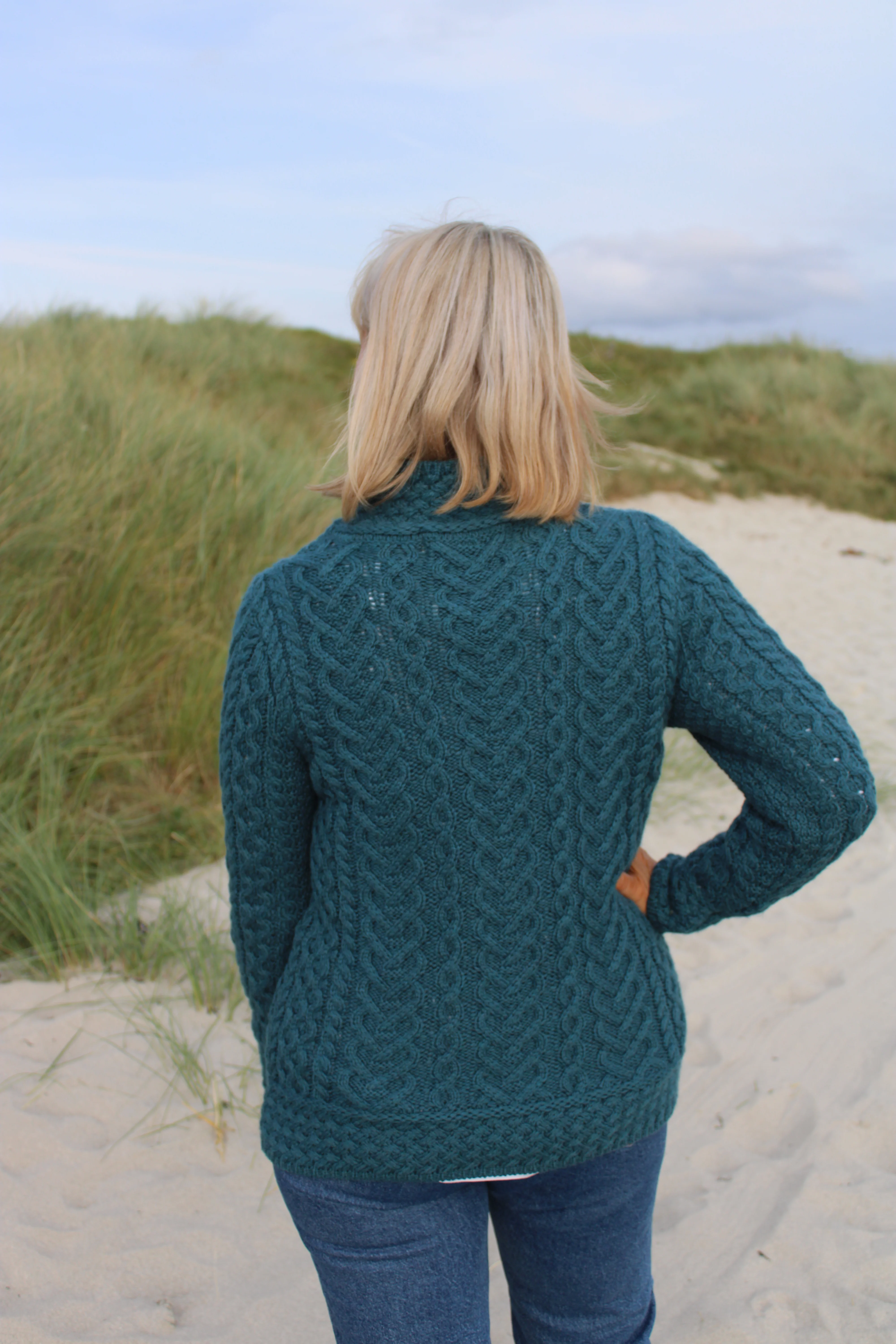 Supersoft High Neck Sweater , Teal