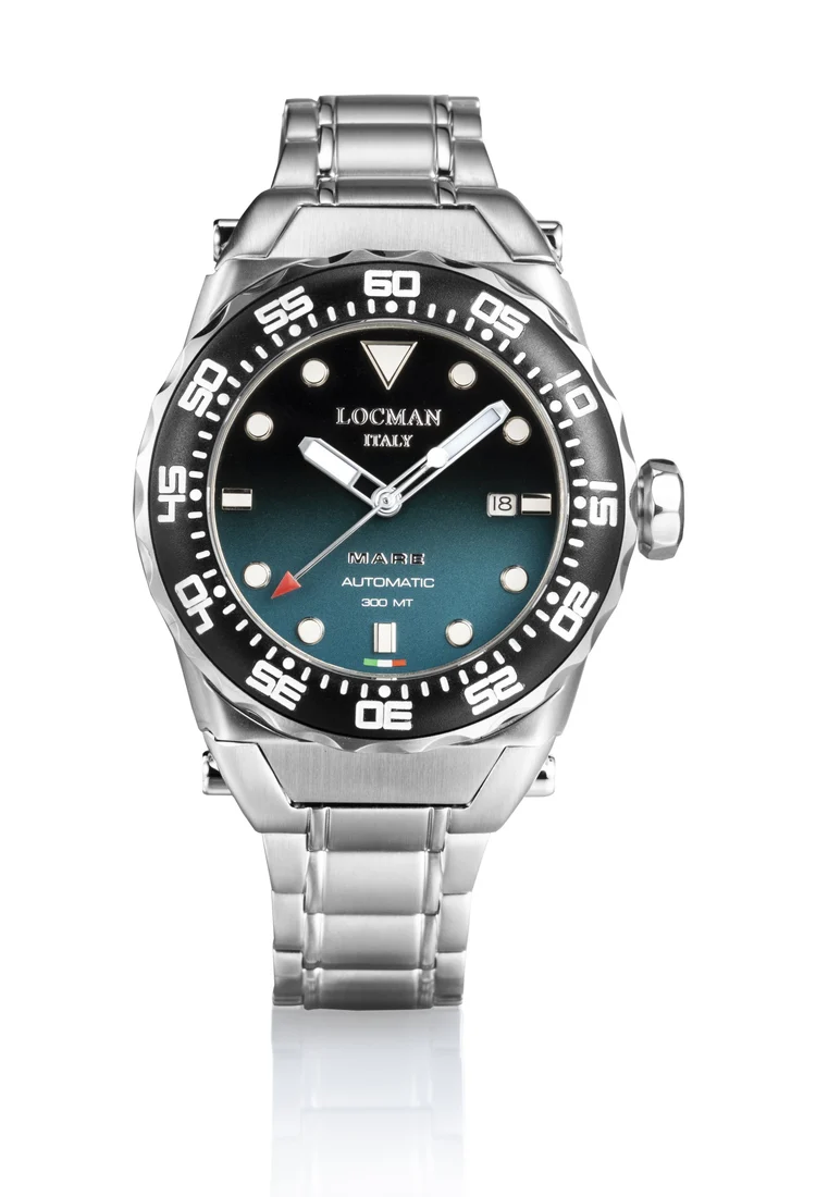 Orologio Locman Mare quadrante verde bracciale acciaio 0559A26A-00KLNKB0