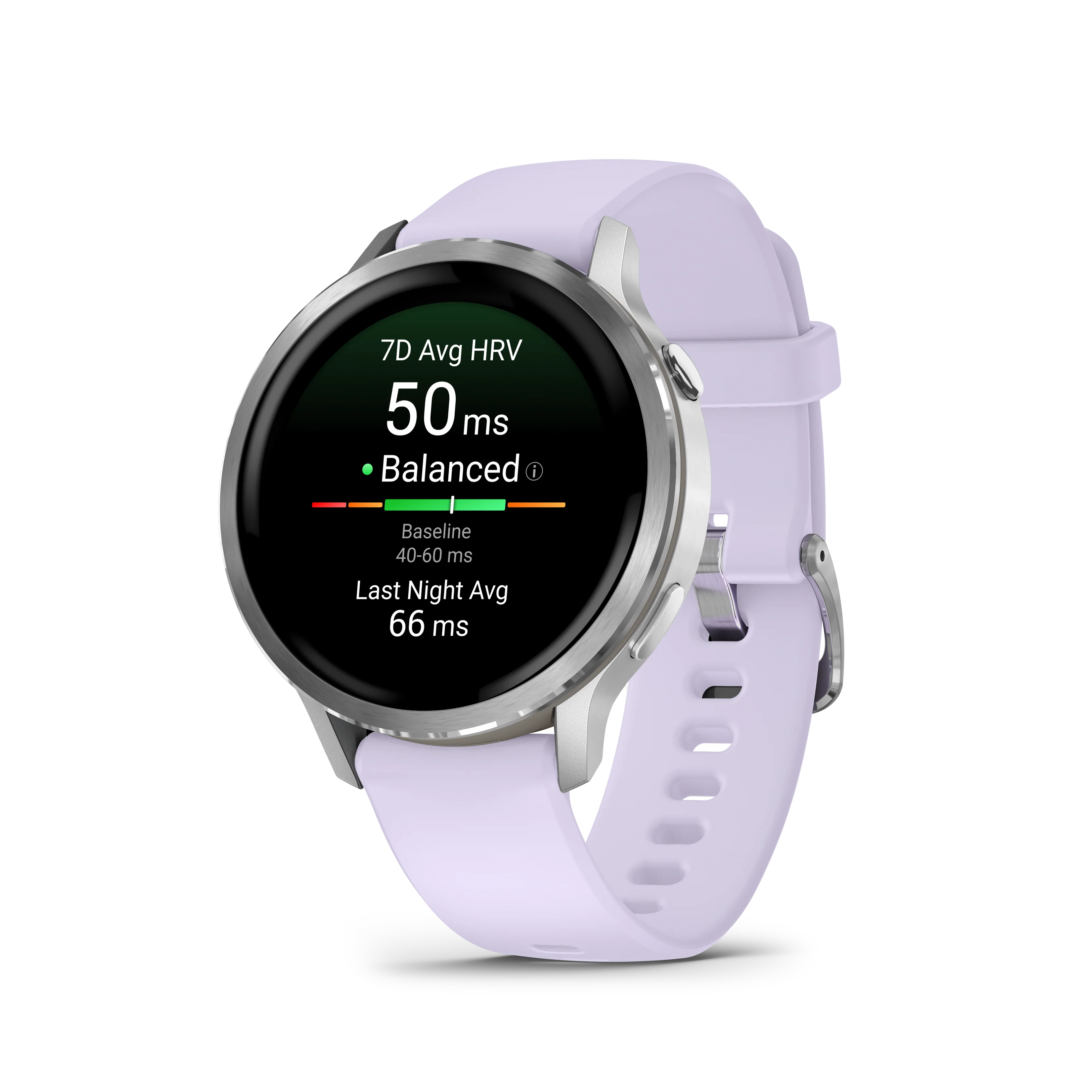 Orologio Garmin 010-03013-01 Venu 4 silver e periwinkle 41mm