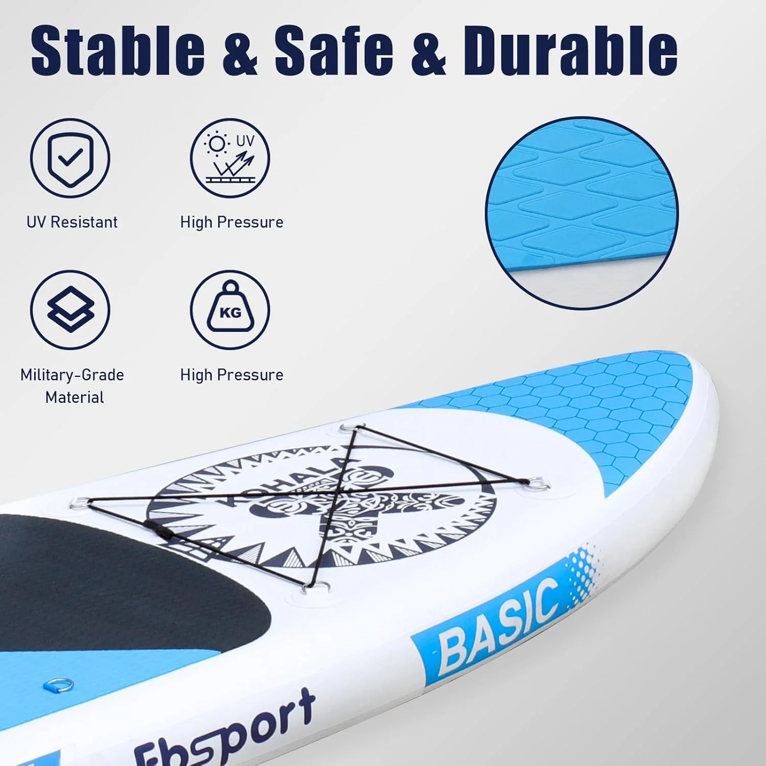 Premium-Stand-Up-Paddle-Board, Yoga-Board mit strapazierf?higem SUP-Zubeh?r und Tragetasche | Breiter Stand, Surf-Kontrolle, rutschfestes Deck, Leine, Paddel und Pumpe f��r Jugendliche und Erwachsene