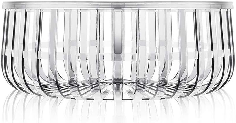Kartell Panier Cesto Contenitore, Cristallo, 61 X 21 cm
