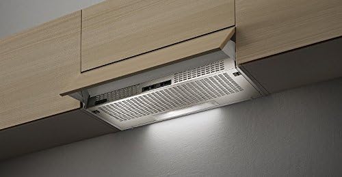 Faber - Cappa ad incasso 152 SRM LG A90 finitura grigio chiaro da 90cm