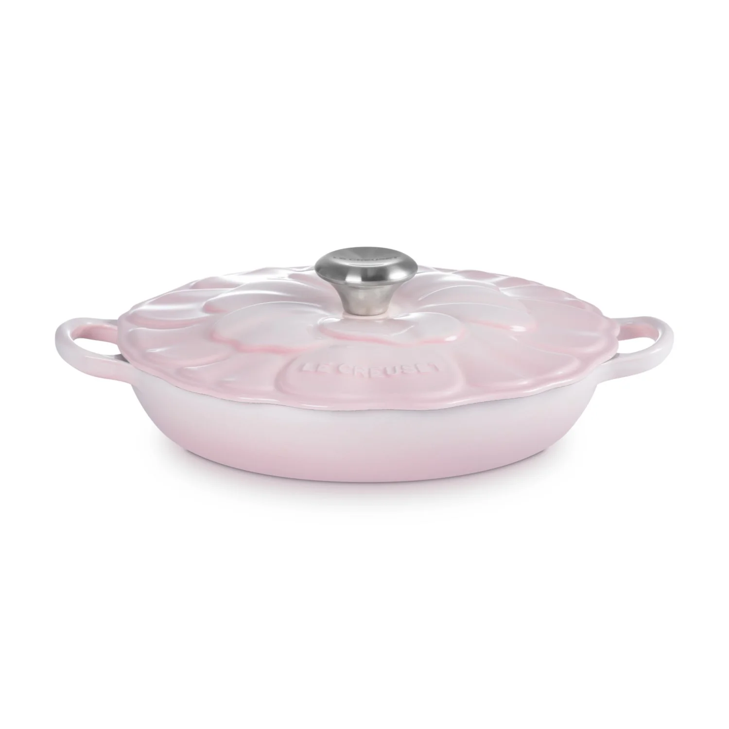 Le Creuset Pfanne Gourmet-Profitopf Flower Shell Pink 26cm