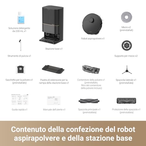 dreame Aspirapolvere Sollevabile intelligente Auto pulizia