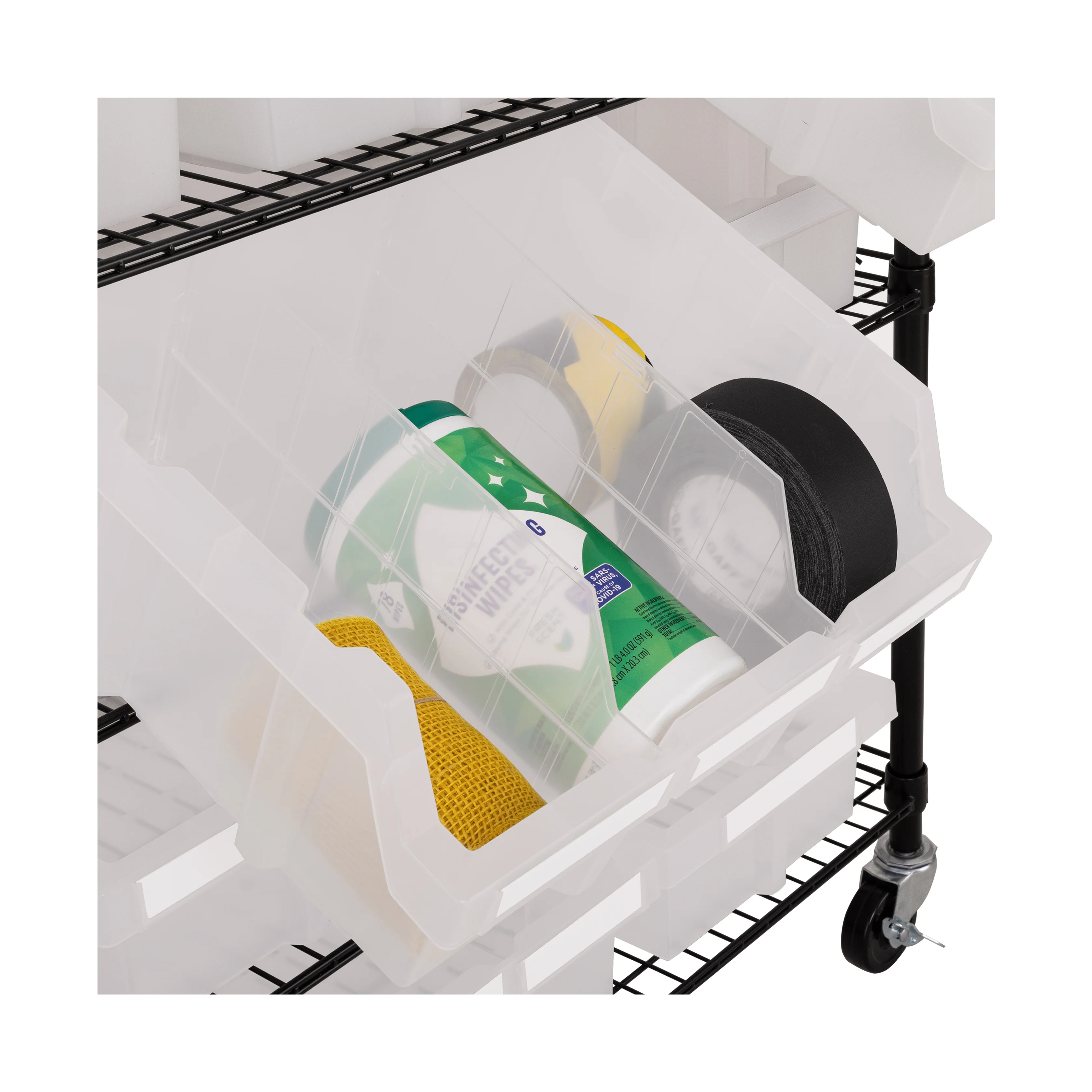 2025 Extra-breites 7-stöckiges NSF-Regal mit 21 Behältern