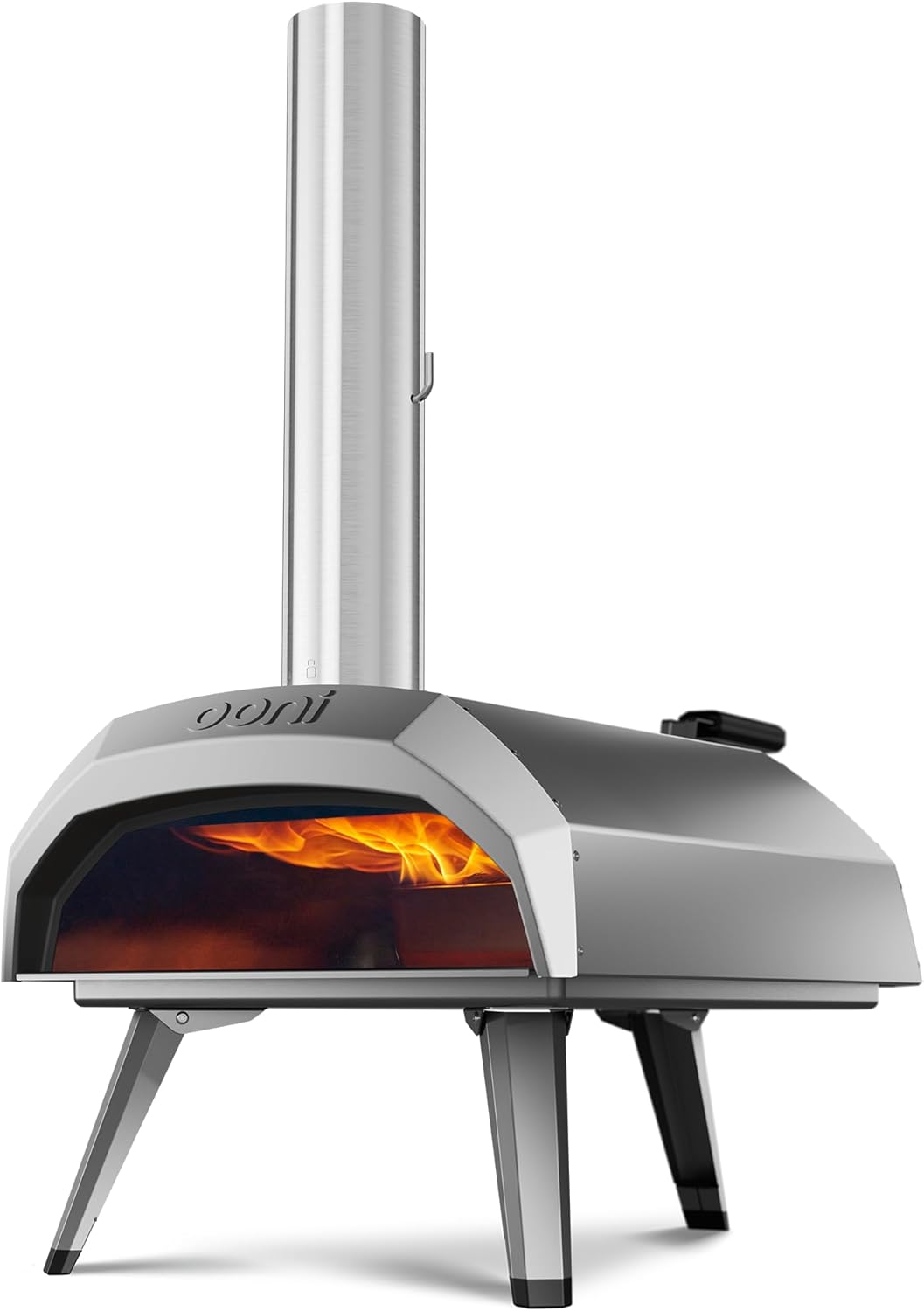 Ooni Karu 12 Multi-Fuel Outdoor Pizza Oven – Reaches 950°F and Cooks 12 Inch Pizzas and More in 60 Seconds - Portable Wood and Gas Grill with Pizza Stone  Dual Fuel Ooni Pizza Oven