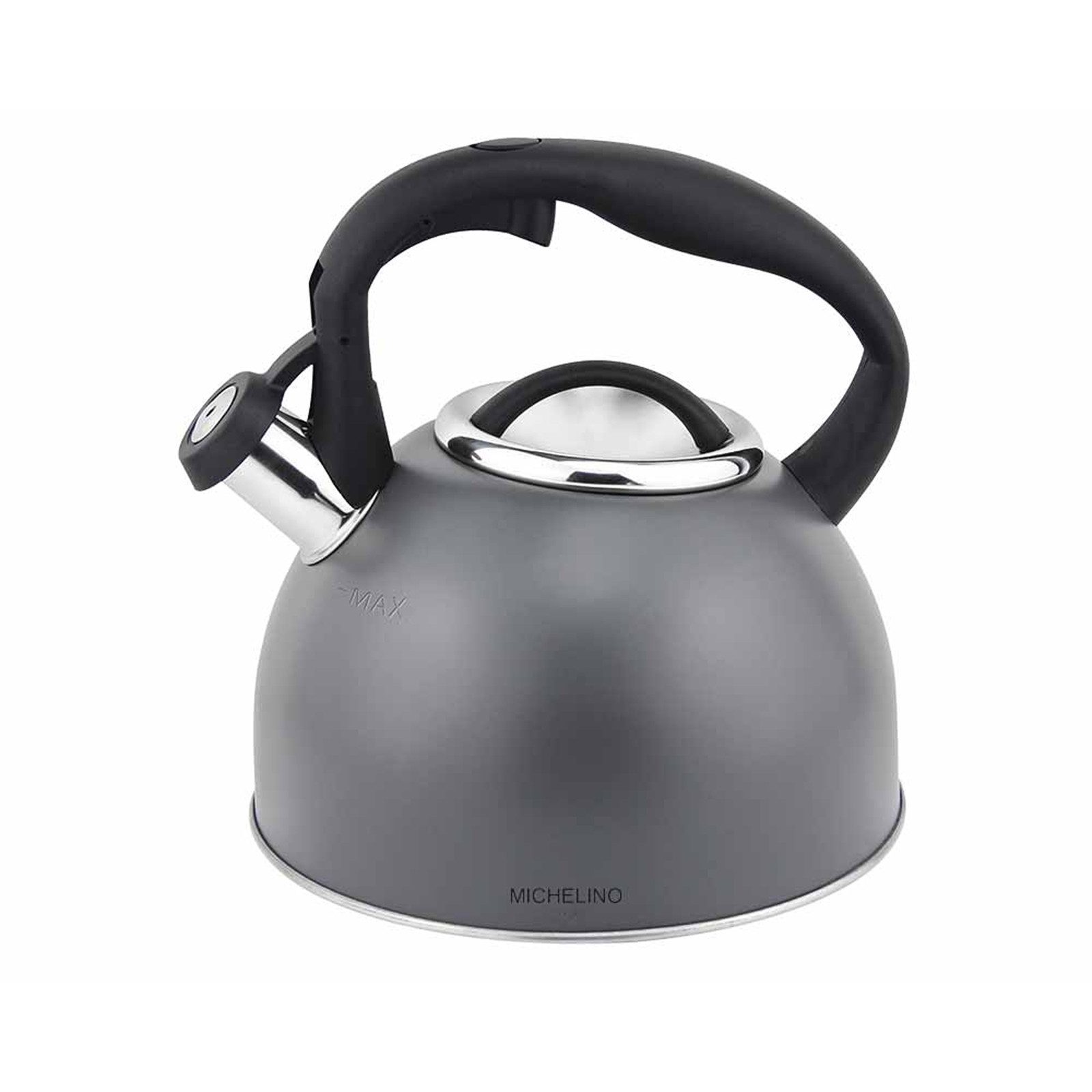 Wasserkessel Flötenkessel Edelstahl 2,4 Liter