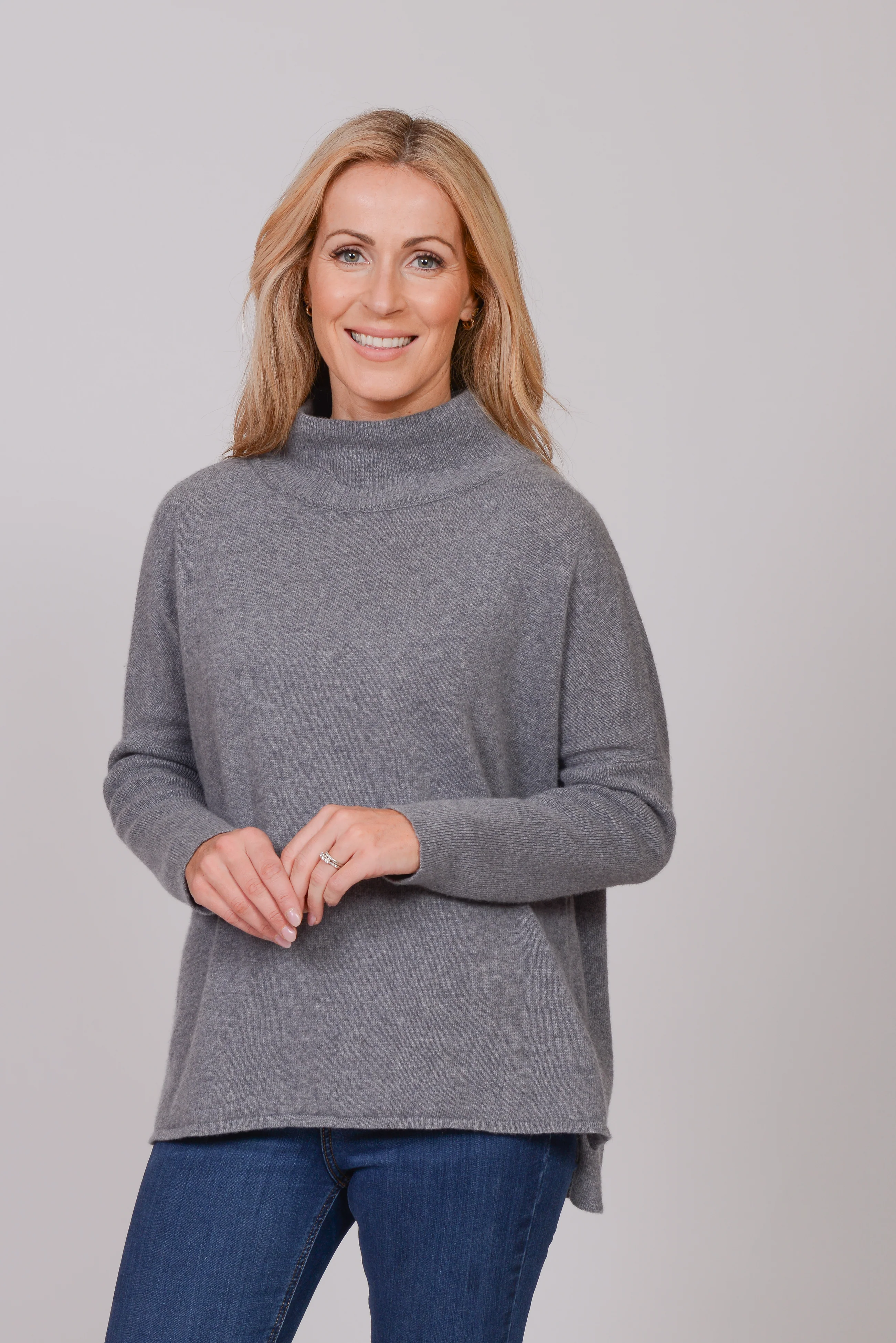 The Wool Co Cashmere Blend Knit , Graphite