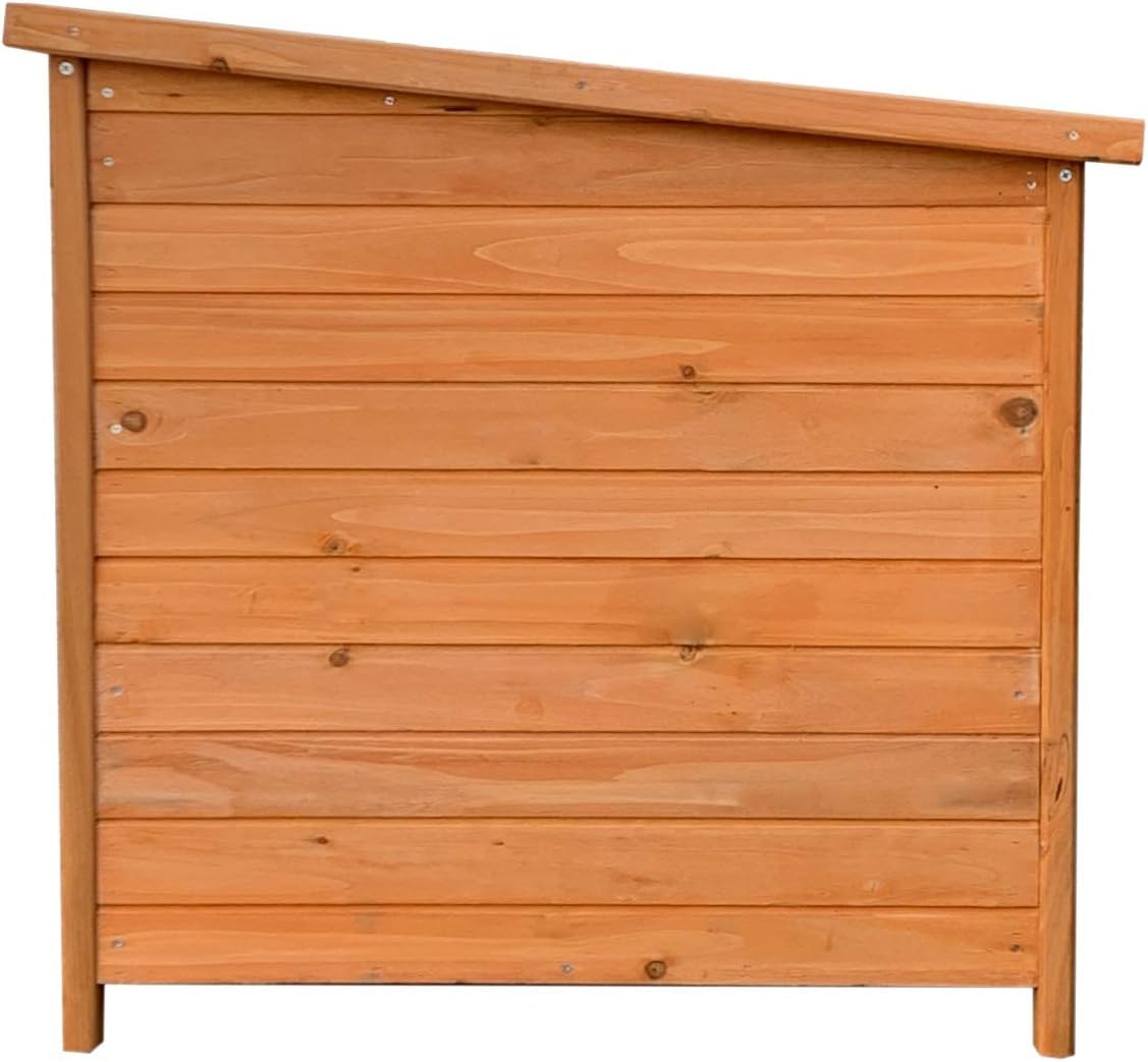 Pollaio con casetta di nidificazione e base estraibile 136x74x70 cm in legno